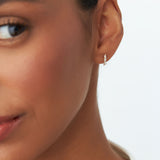 14K Gold Alternating Marquise and Round Diamond Studs Ferkos Fine Jewelry