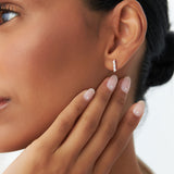 14K Gold Alternating Marquise and Round Diamond Studs Ferkos Fine Jewelry