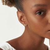 14k Dainty Crisscross Cluster Diamond Studs Ferkos Fine Jewelry