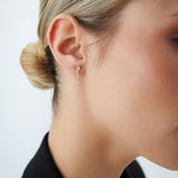 14k Vertical Bar Diamond Earrings Ferkos Fine Jewelry