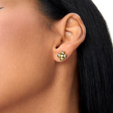 14k Peridot Four Leaf Clover Studs Ferkos Fine Jewelry