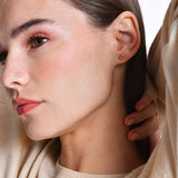 14K Heart Shaped Citrine Stud Earrings Ferkos Fine Jewelry