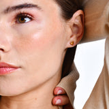 14K Heart Shaped Citrine Stud Earrings Ferkos Fine Jewelry
