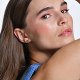 14K Cushion Shaped Round Citrine Stud Earrings Ferkos Fine Jewelry