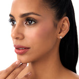 14k Marquise Diamond Cluster Studs Ferkos Fine Jewelry