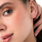 14k Diamond Baguette Bar Stud Earrings Ferkos Fine Jewelry