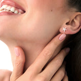 14k Baguette Diamond Star Earrings Ferkos Fine Jewelry