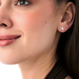 14k Baguette Diamond Star Earrings Ferkos Fine Jewelry