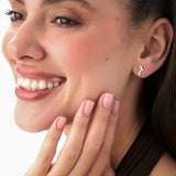 14k Diamond Vine Stud Earrings Ferkos Fine Jewelry