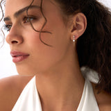 14k Mixed Diamond Chain Dangle Earrings Ferkos Fine Jewelry