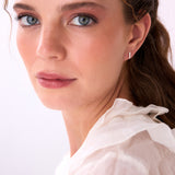 14k Gold Geometric Baguette Diamond Studs Ferkos Fine Jewelry