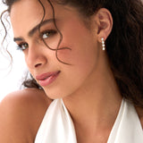 1.60 Ctw 14k Bezel Setting Oval Shape Lab Grown Diamond Dangling Stud Earrings - Bia Ferkos Fine Jewelry