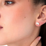 1.80 ctw 14k Toi et Moi Lab Grown Diamond Studs - Gemma Ferkos Fine Jewelry
