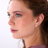 1.75 ctw 14k Lab Grown Emerald Cut Diamond Double Stud Earrings - Dana Ferkos Fine Jewelry