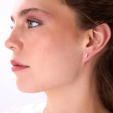 14k Emerald Cut Marquise and Pear Shaped Diamond Studs Ferkos Fine Jewelry