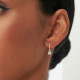 2.45 Ctw 14k Round Lab Grown Diamond Drop Earrings - Clia Ferkos Fine Jewelry