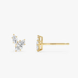 0.85 CTW 14K Lab Grown Double Marquise Diamond Studs - Salia Ferkos Fine Jewelry