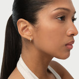14K Lab Grown Diamond Hoop Earrings - Sonya Ferkos Fine Jewelry