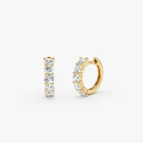 1.05 Ctw 14K Round Lab Grown Diamond Earrings - Noya 14k Gold Ferkos Fine Jewelry