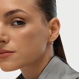 14K 1 CTW Round Lab Grown Vintage Inspired Diamond Huggie Hoop Earrings - Zola Ferkos Fine Jewelry
