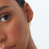 14K Diamond Northstar Hoop Charm Ferkos Fine Jewelry