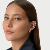 14K Gold Triple Pear Lab Grown Diamond Flat Back Stud – 0.30 CTW Ferkos Fine Jewelry