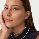 14K Gold Pear & Marquise Lab Grown Diamond Flat Back Stud