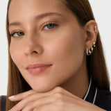 14K Gold Pear & Marquise Lab Grown Diamond Flat Back Stud