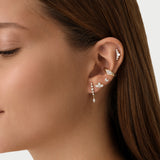 14K Gold Pear Lab Grown Diamond Cluster Flat Back Stud – 0.28 CTW Ferkos Fine Jewelry
