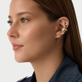 14K Gold Pear Lab Grown Diamond Cluster Flat Back Stud – 0.50 CTW Ferkos Fine Jewelry