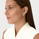 14K Gold Round Lab Grown Diamond Cluster Flat Back Stud – 0.12 CTW Ferkos Fine Jewelry