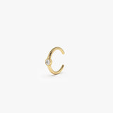 14K Gold Diamond Ear Cuff (No Piercing Required)