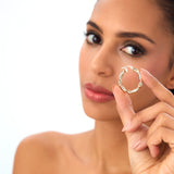 14k Twisted Textured Chunky Hoop Earrings Ferkos Fine Jewelry