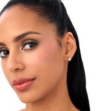 14k Two-Tone Gold Knot Earrings Ferkos Fine Jewelry