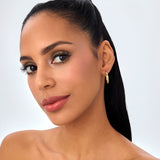 14k Braided Hoop Earrings 20MM Ferkos Fine Jewelry