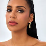 14k Double Link Dangle Earrings Ferkos Fine Jewelry