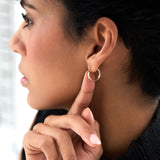 14K Gold 6MM Bold Mini Hoops Ferkos Fine Jewelry