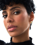 14K Gold 8MM Wide Hoop Earrings Ferkos Fine Jewelry