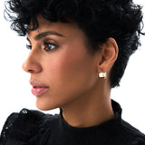 14K Gold 8MM Wide Hoop Earrings Ferkos Fine Jewelry