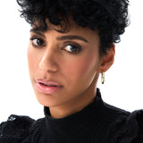 14K Gold Oval Dome Hoop Earrings Ferkos Fine Jewelry