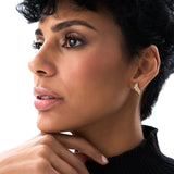 14K Gold Twisted Curve Earrings Ferkos Fine Jewelry