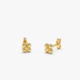 14K Bubble Cluster Stud Earrings Ferkos Fine Jewelry