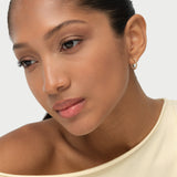 14k Gold Twisted Hoop Earrings – 14MM Ferkos Fine Jewelry