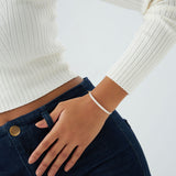 14k Triple Row Statement Diamond Bangle 1.80 Ctw Ferkos Fine Jewelry