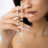 3.60 ctw 14k Round Lab Grown Diamond Bar Bracelet - Larissa Ferkos Fine Jewelry