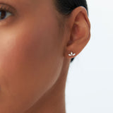 14k Marquise Crown Stud Earrings Ferkos Fine Jewelry