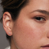 14K Marquise Diamond Cluster Studs Ferkos Fine Jewelry