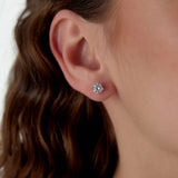 1.50 ctw 14k Classic Four Prong Round Lab Grown Diamond Studs - Riley  Ferkos Fine Jewelry