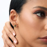 14K  Pear Shaped Emerald Stud Earrings  Ferkos Fine Jewelry