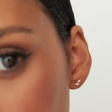 14k Unique Double Marquise Diamond Studs Ferkos Fine Jewelry